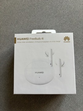 Słuchawki bezprzewodowe Huawei FreeBuds 4i ANC z etui ładującym białe