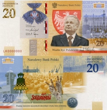20 zł Kaczyński x 10