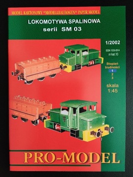 Pro-Model nr 10 - lokomotywa spalinowa SM03, 1:45