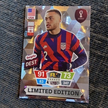 Panini Qatar 2022 Limited Edition - Sergino Dest