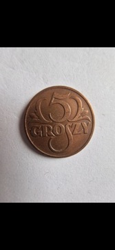 5 groszy- 1938r. **