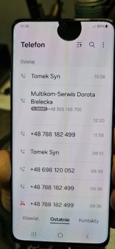 Wyświetlacz Samsung S21 Ultra G998 z defektem