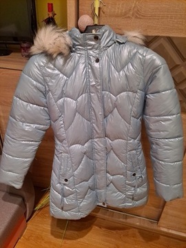 Piękna kurtka zimowa niebieska L/XL