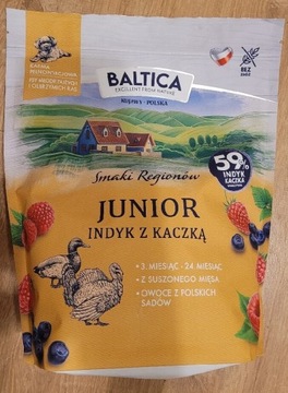 Karma baltica indyk-kaczka junior 1kg