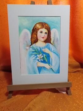 Aniołki anioł anioły  21x30 cm obrazek