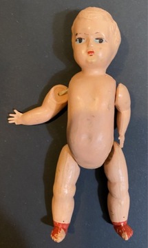 Celuloidowa lalka z lat 40-tych