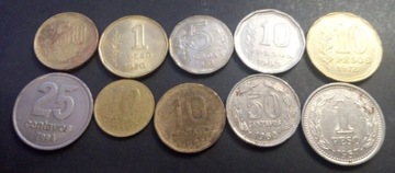 Zestaw monet Argentyna