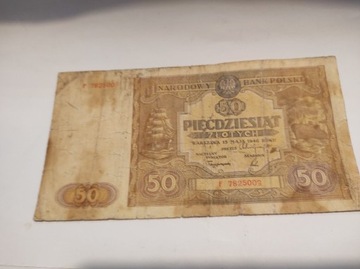 50 złotych 1946 rok 