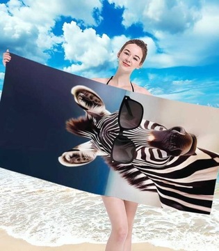 Ręcznik Plażowy Kąpielowy 100 x 180 z Mikrofibry Szybkoschnący H93