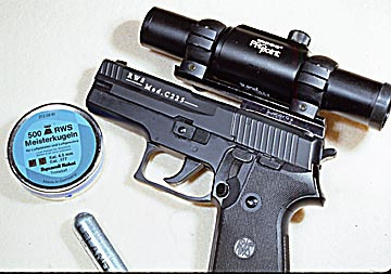 Szyna montażowa Walther CP88, RWS C-225 CO2.
