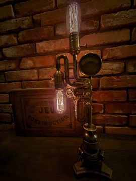 Lampa loft, industrial, steampunk.