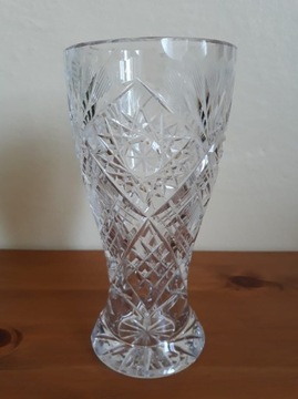 Średni wazon kryształ 18 cm