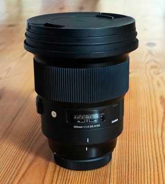 Sigma ART 105 / 1.4 mocowanie Canon EF
