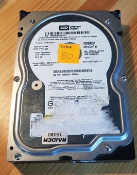 Dysk Twardy HDD SATA Western Digital UNIKAT 80 GB