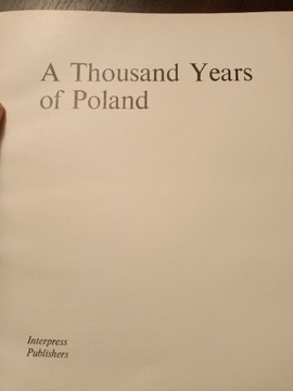A Thousands Years of Poland