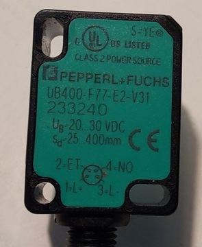 Pepperl+Fuchs UB400-F77-E2-V31 - ultradźwiękowy