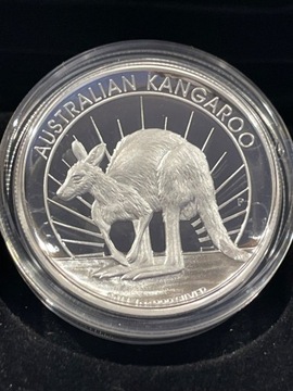 Australia kangur 2011 1uncja srebro high relief 