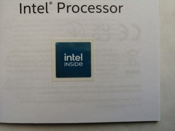 Naklejka INTEL INSIDE + książeczka 3