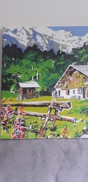Obraz na płótnie drewniana rama Dom w Tatrach30x40