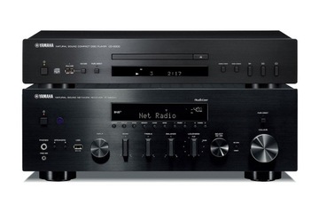 Zestaw stereo Yamaha wzmacniacz R-N803D + CD-S303