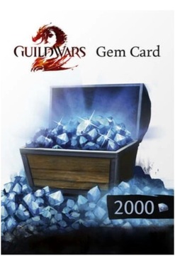 GUILD WARS 2 GW II GEM CARD 2000 POINTS KLUCZ PC