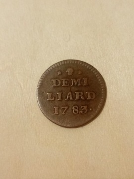 Luksemburg 1/2 liarda, 1783