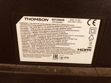 Telewizor thomson 40fd5406