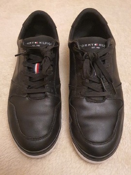 Tommy Hilfiger Sneakersy Skóra,  Czarne Rozm 43/9