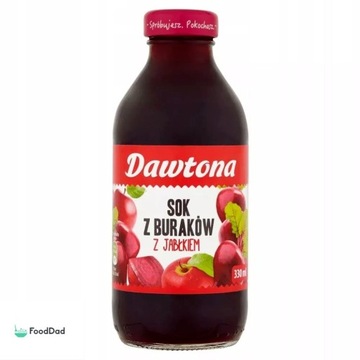 Sok z buraków z jabłkiem 330ml DAWTONA