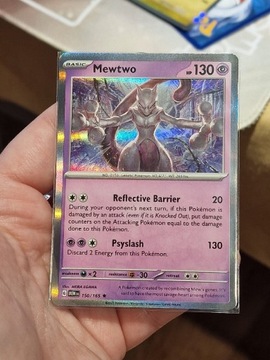 Mewtwo (MEW 150) Holo 151 MEW karta pokemon 