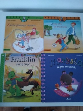 Książki dla dzieci, Zuzia, Marysia, Franklin