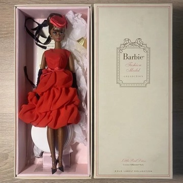 Barbie collector silkstone little red dress nowa