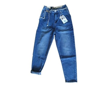 Spodnie jeansy damskie mom jeans M.Sara XS