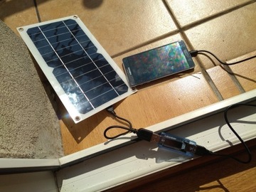 Turystyczny PANEL Solarny USB Prawdziwe 5W - 0.9A