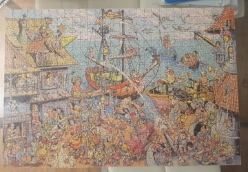 Puzzle Unikat Szanty Janusz Christa PRL 600 