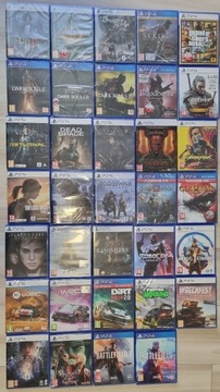 Kolekcja gier PS5 i PS4 (niektóre gry są nowe)