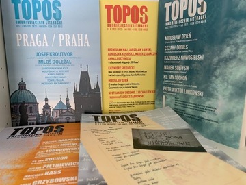 5X TOPOS poezja literatura 2023 2022 2021 +GRATISY