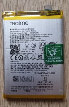 Bateria realme 9 oryginał demontaż 