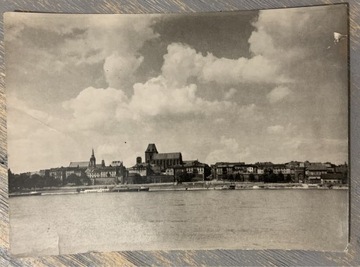 Toruń panorama pocztówka