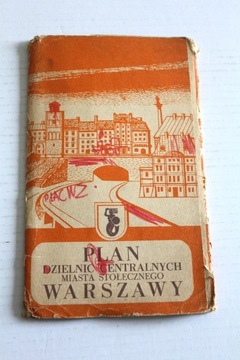 Plan Dzielnic Centralnych Warszawy