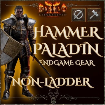 Diablo 2 Resurrected Zestaw Hammerdin Paladyn D2R