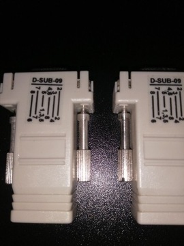 Adapter wtyk com na rj45 D SUB 09