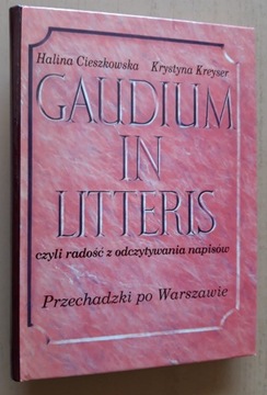 Gaudium in litteris  Przechadzki po Warszawie 