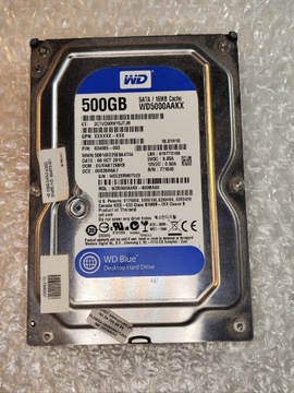 Dysk twardy HDD 3,5" 500gb WD5000aakx