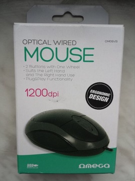 Myszka optyczna Omega OM-06V CB-70225 1200DPI USB