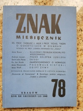 Znak miesięcznik nr 78 Odkrycia w Qumran