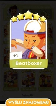 Karta Beatboxer MONOPOLY GO