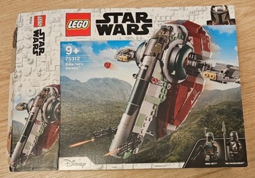 Lego 75312 Statek Bobby Fetta - puste pudełko - Star Wars