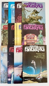 Miesięcznik Fantastyka - ROK 1987 - 12 numerów 