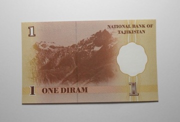 Stary banknot Tadżikistan stan bankowy